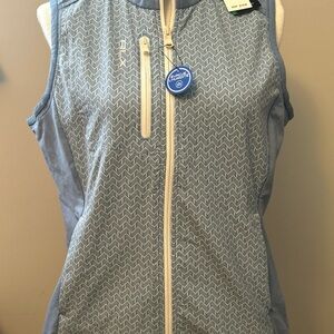RLX Ralph Lauren Wicking Golf Vest - Blue NWT